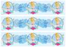 Cinderella Edible Icing Cake Strips